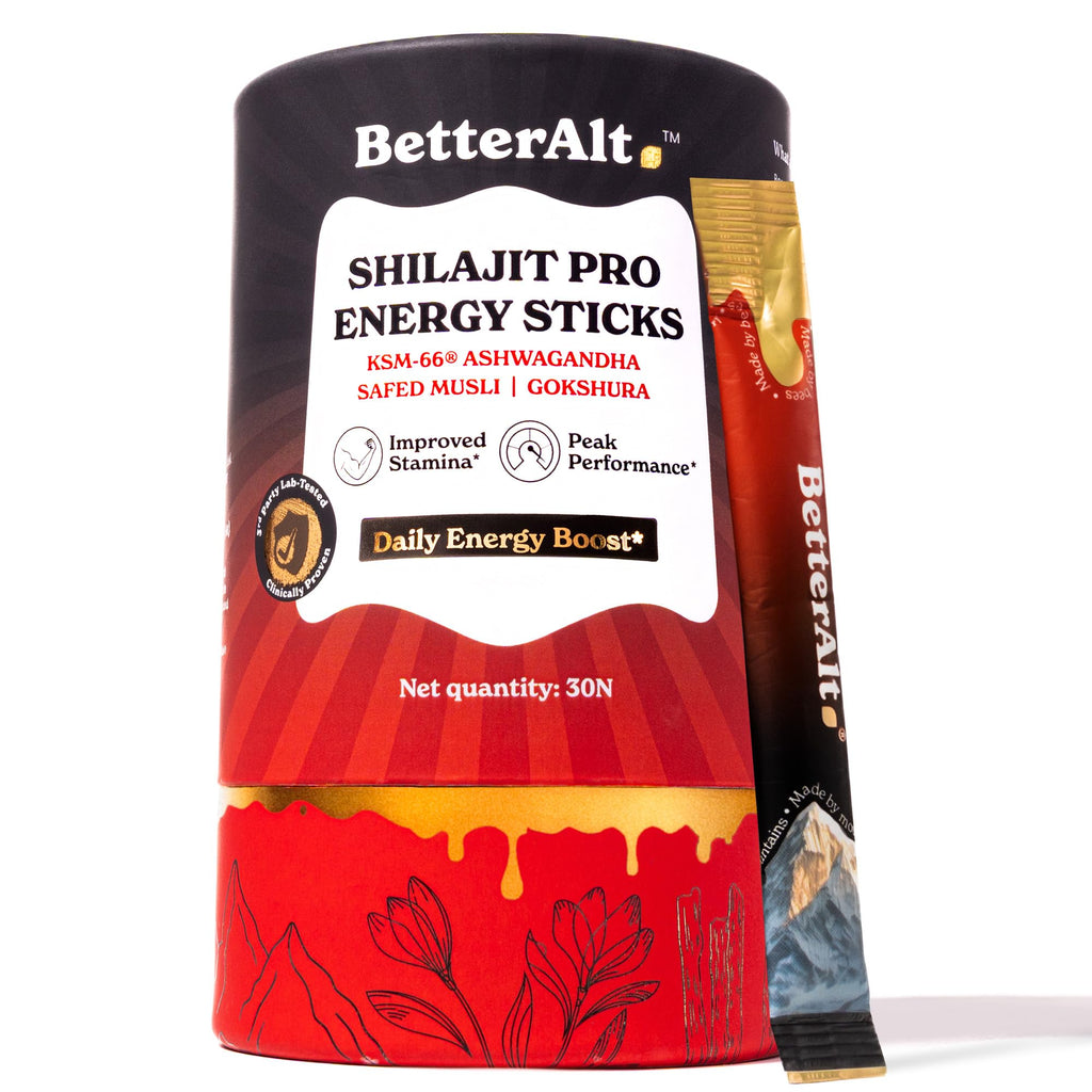 BetterAlt Himalayan Shilajit & Honey Sticks