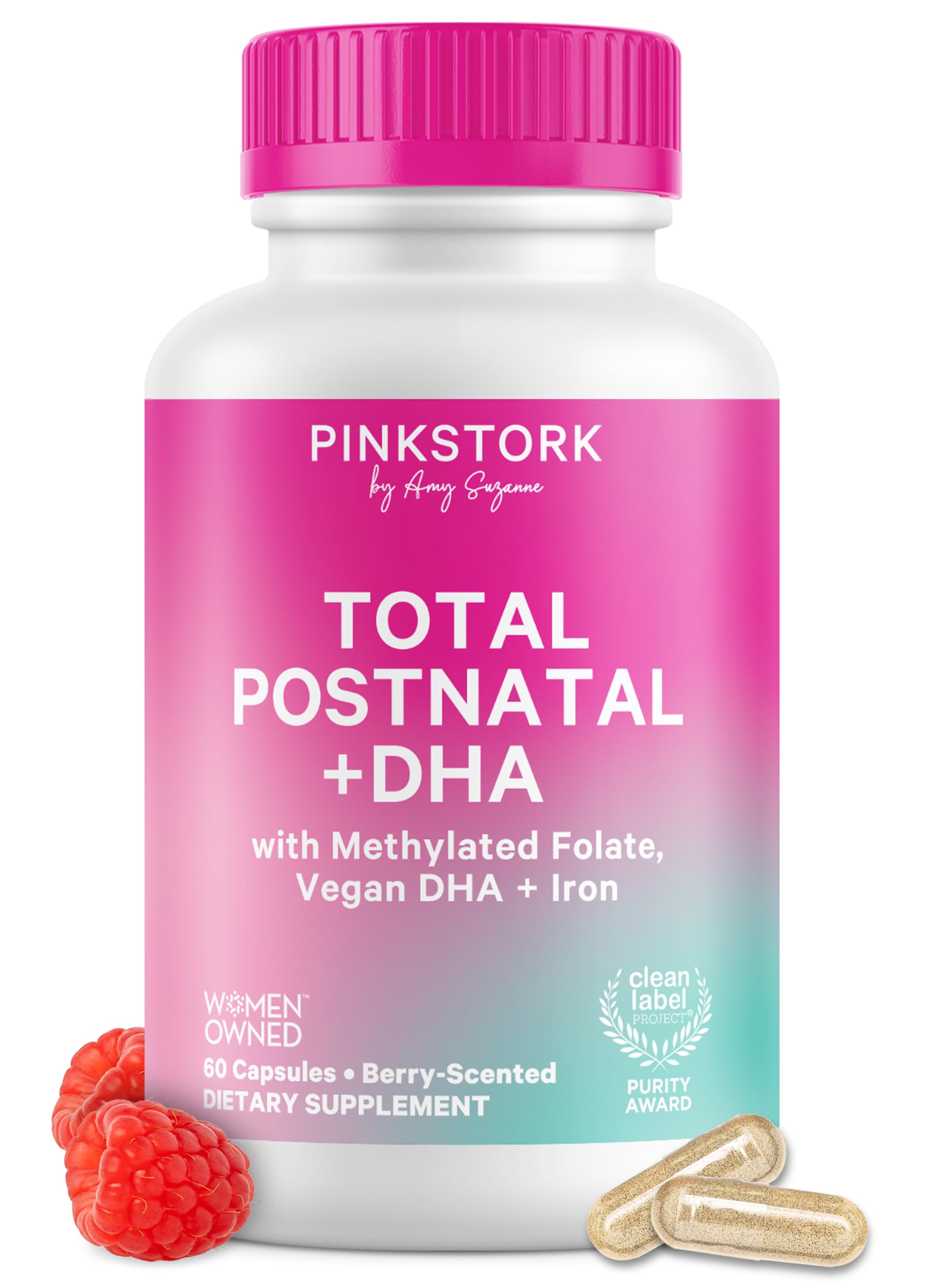 Pink Stork Total Postnatal Vitamins | Postpartum Support

