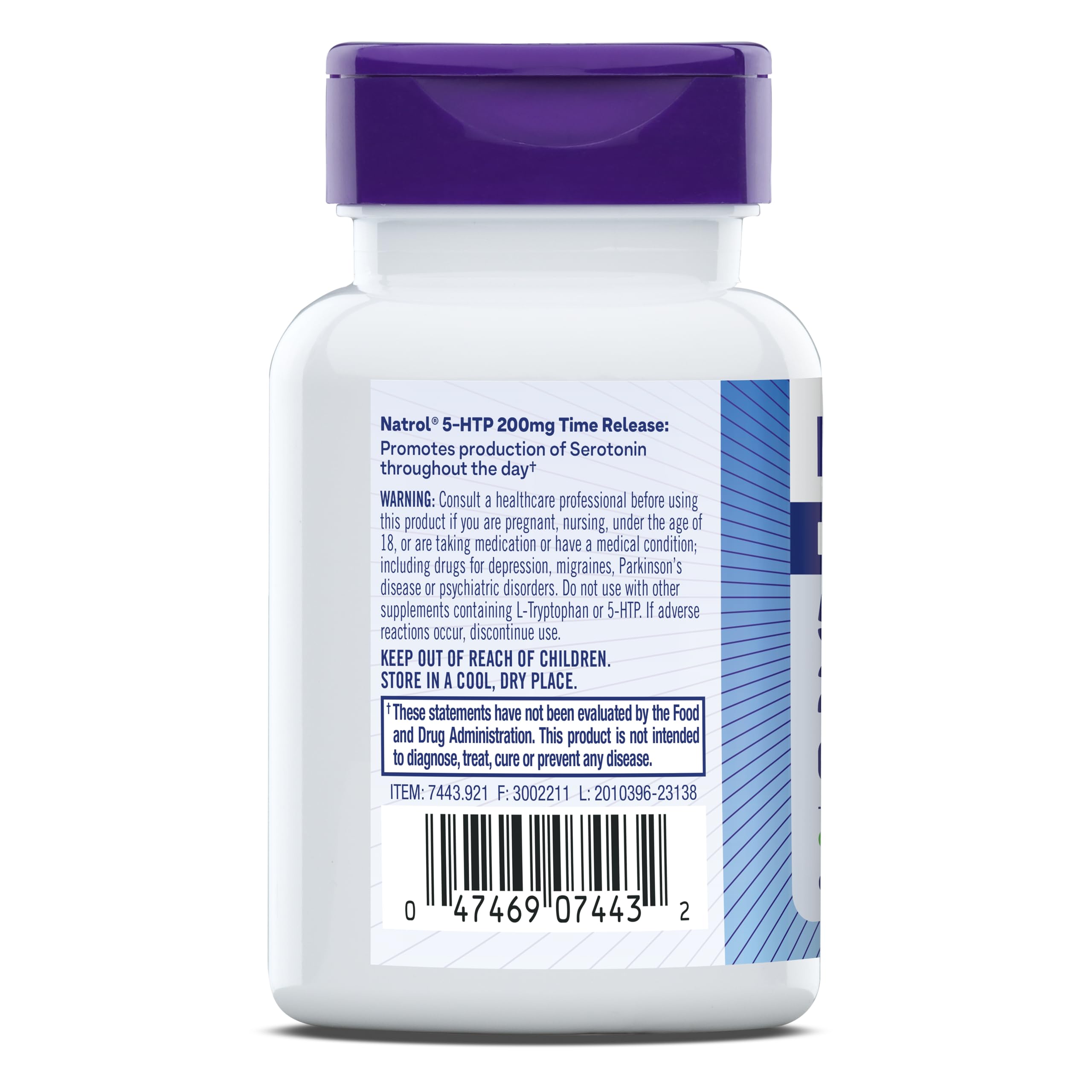 Natrol 5-HTP 200 mg Time Release Mood Support | Drug-Free

