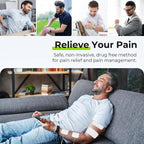 AUVON 3-in-1 TENS EMS Massager for Pain Relief | Rechargeable


