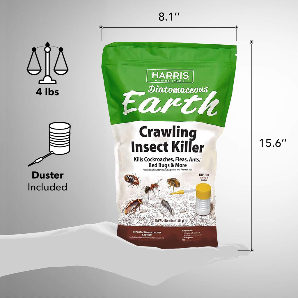 Harris Diatomaceous Earth Crawling Insect Killer

