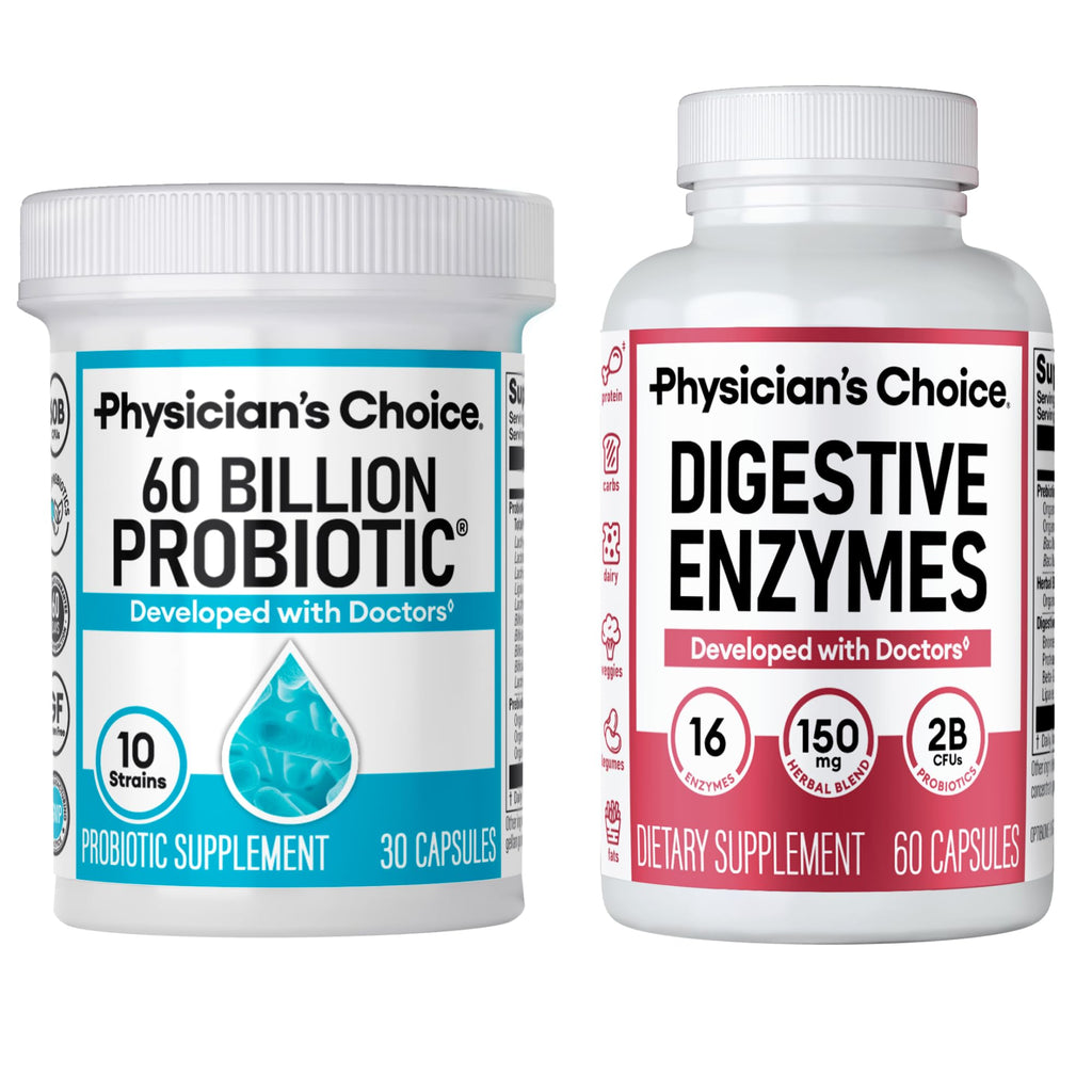 Physician's CHOICE Gut Health Bundle | Probiotic & Enzymes

