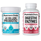 Physician's CHOICE Gut Health Bundle | Probiotic & Enzymes

