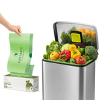 Compostable Drawstring Kitchen Waste Bags - SUPERBIO

