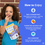 First Day Kids Magnesium Gummies | Bedtime Calm No Melatonin

