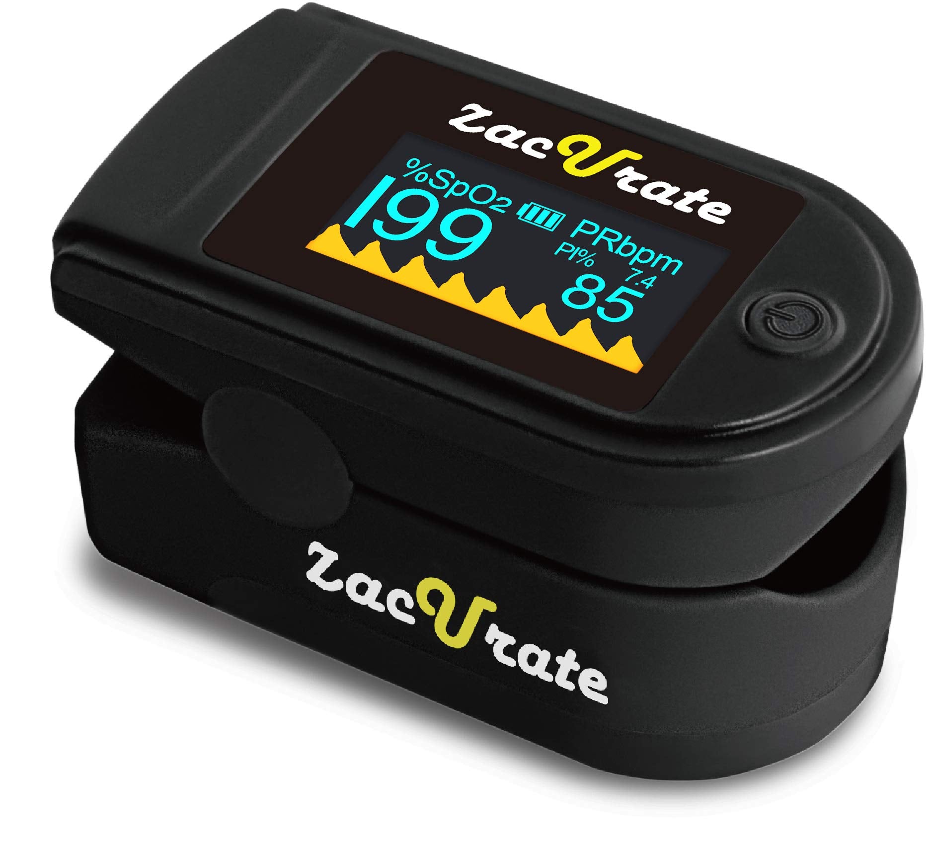 Zacurate Fingertip Pulse Oximeter for SpO2 and Pulse Rate

