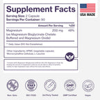 Magnesium Glycinate Supplement – Sleep & Muscle Support

