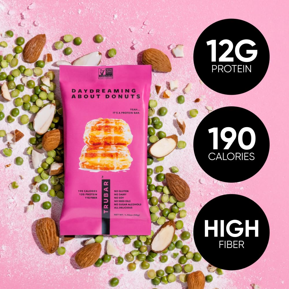 TRUBAR Vegan Protein Bars Variety Pack | Plant-Based Snack

