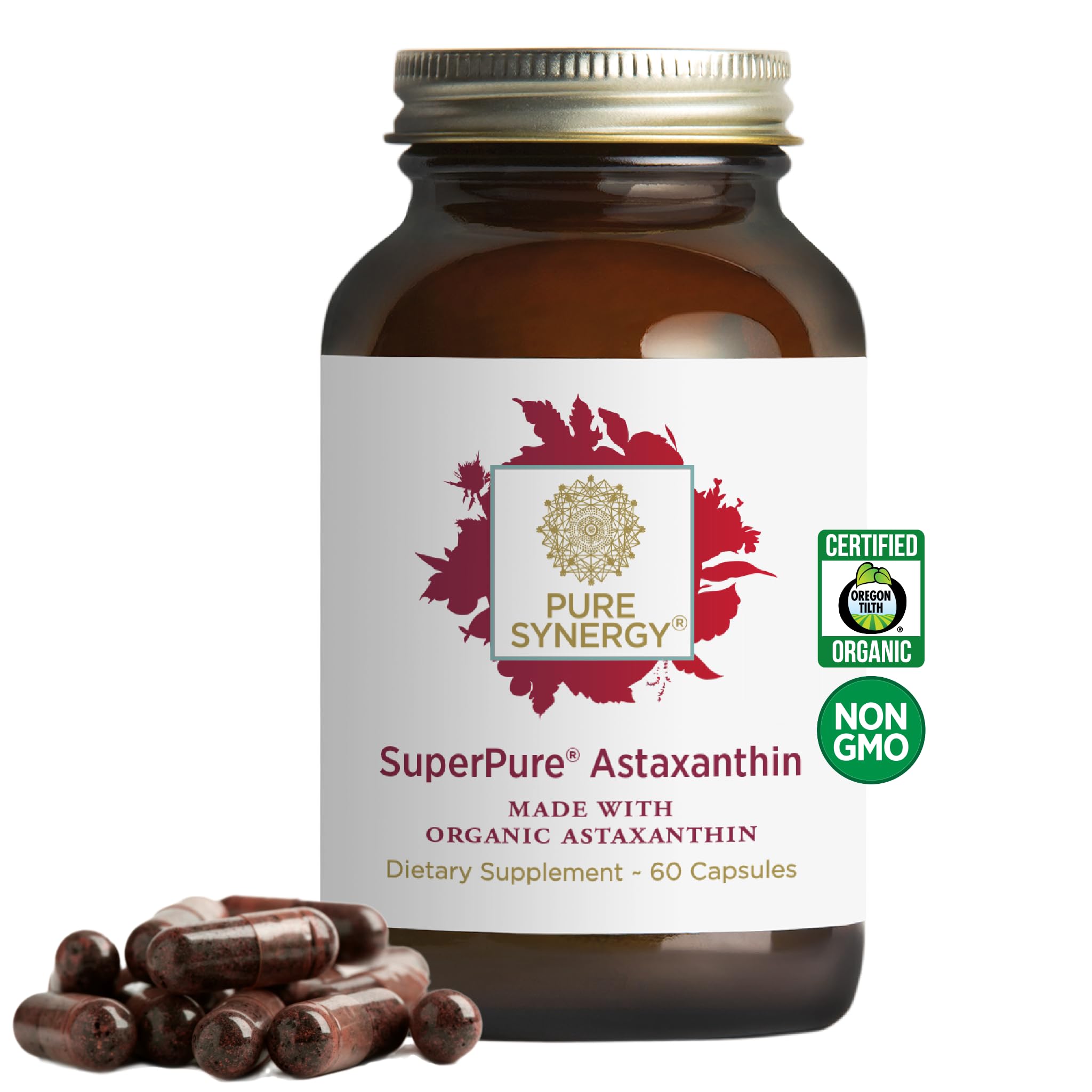 Pure Synergy Astaxanthin Extract | Organic Algae Antioxidant

