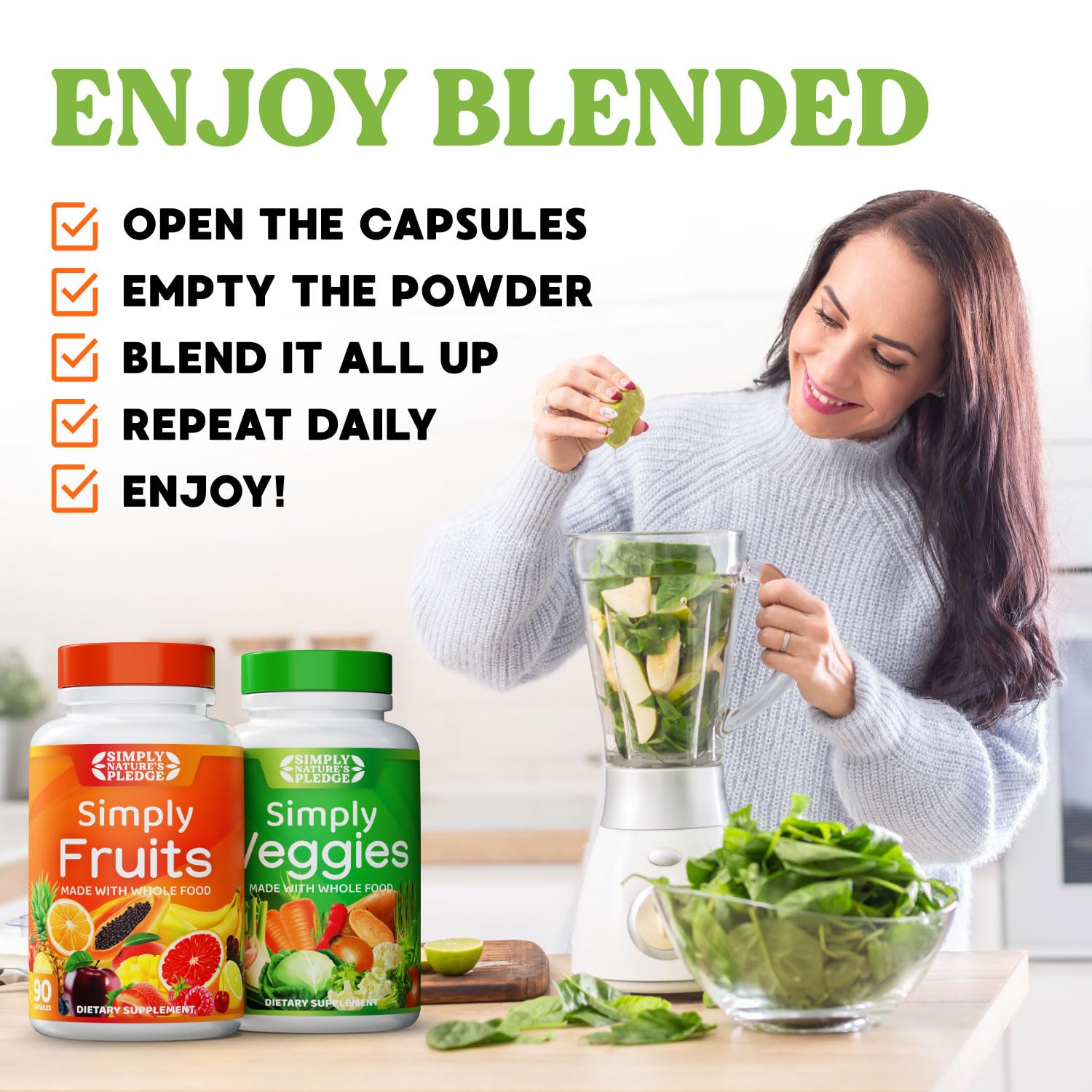 Simply Nature's Pledge Fruit & Veggie Supplement

