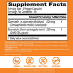 Doctor's Best Quercetin Bromelain Immunity Support

