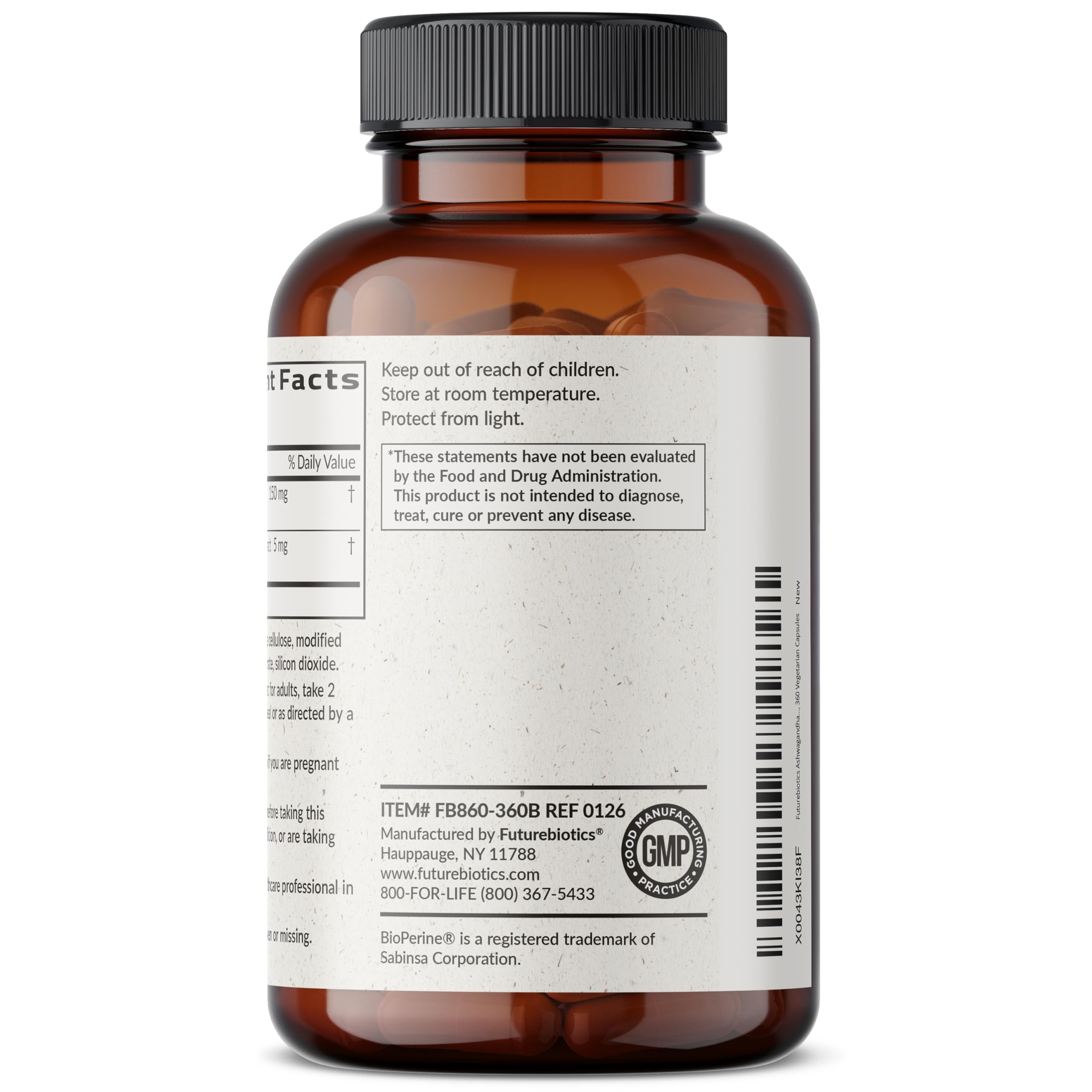 Futurebiotics Ashwagandha Extra Strength Stress & Mood


