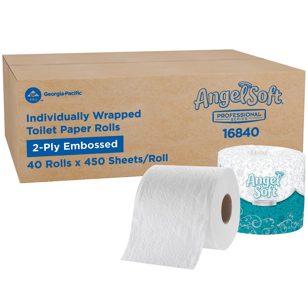 Angel Soft Professional Series 2-Ply Embossed Toilet Paper