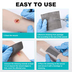 Ag Silver Calcium Alginate Wound Dressing 4x4 - Nonstick

