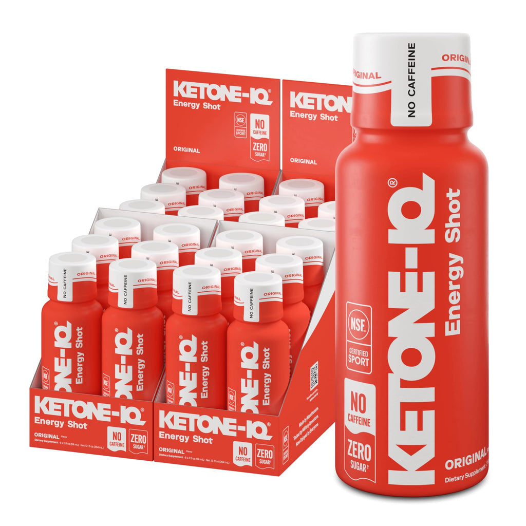 Ketone-IQ No Caffeine Exogenous Ketones Energy Shots

