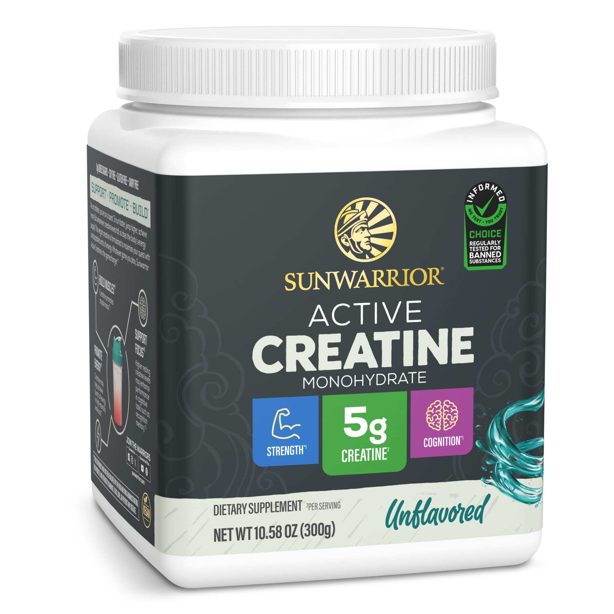Sunwarrior Creatine Monohydrate Powder | Micronized

