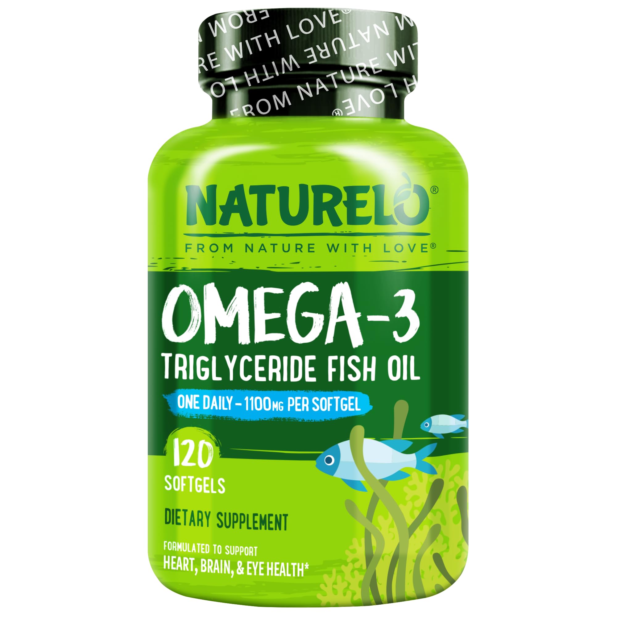 Naturelo Burpless Omega-3 Fish Oil EPA & DHA

