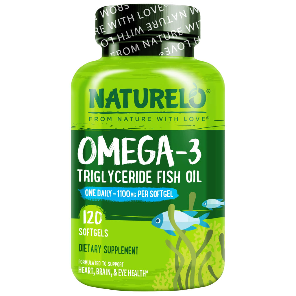 Naturelo Burpless Omega-3 Fish Oil EPA & DHA

