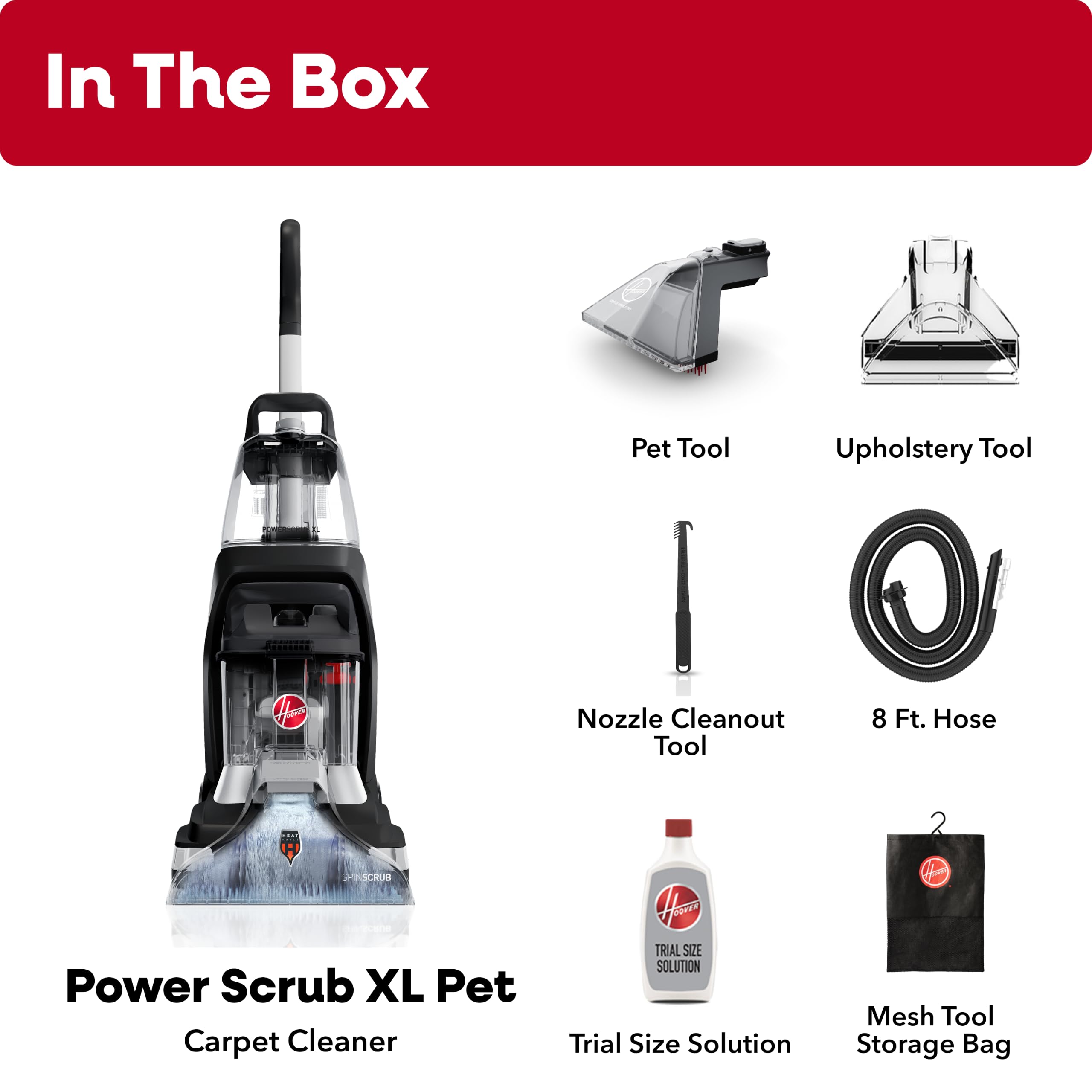Hoover PowerScrub Upright Carpet Cleaner | Deep Cleaning

