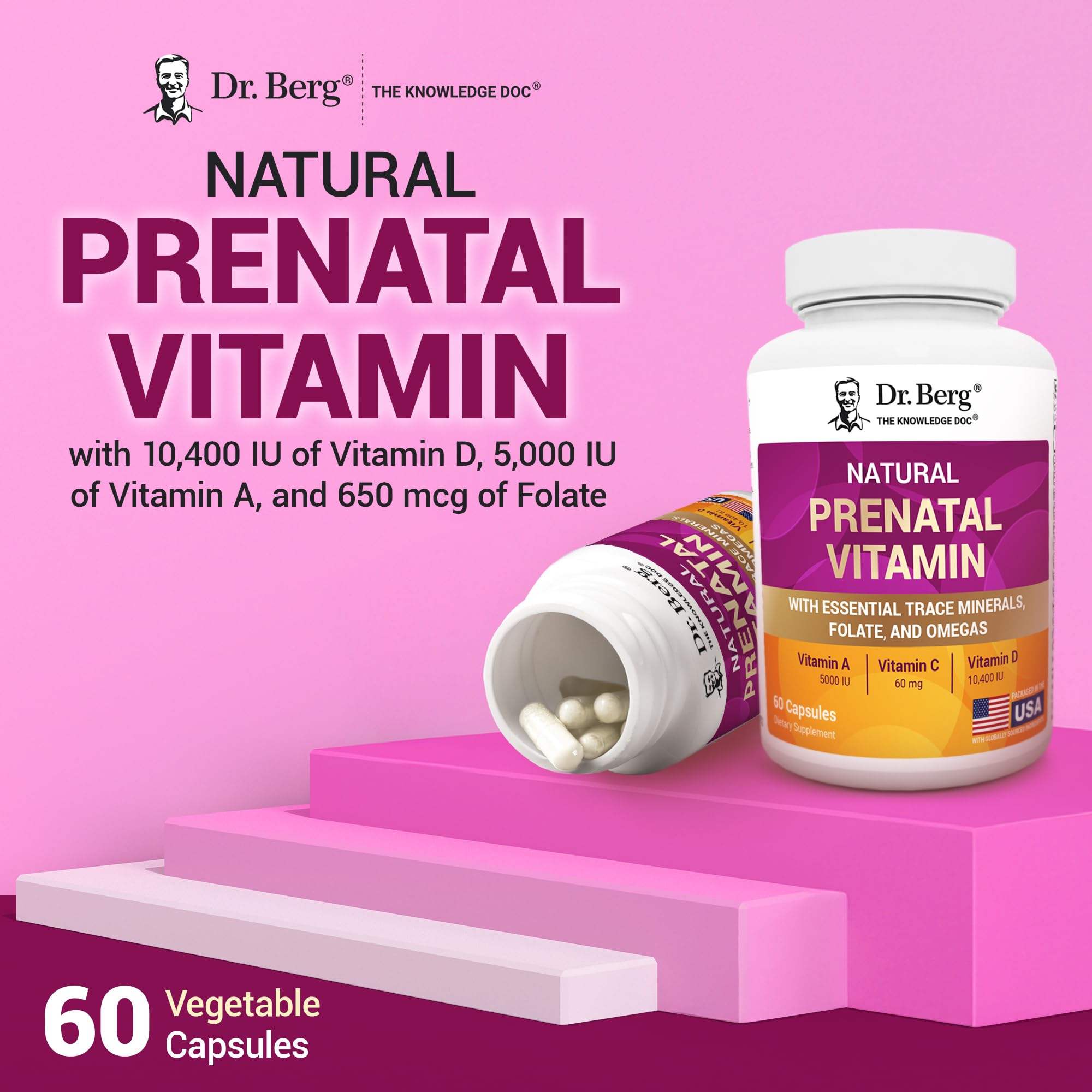 Dr. Berg Prenatal Multivitamin for Women | Pregnancy Support

