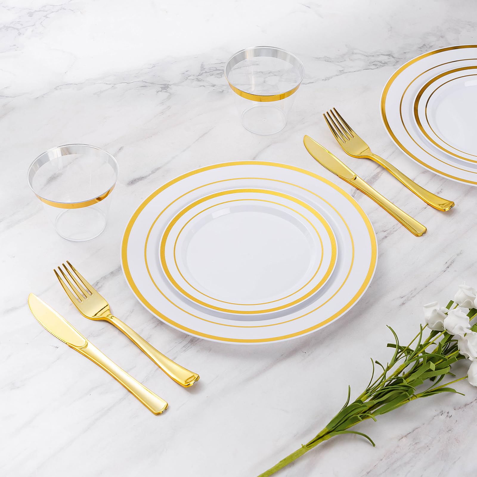 Goodluck Disposable Party Dinnerware Set

