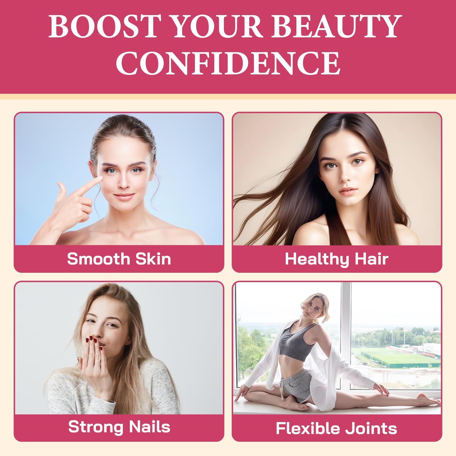 Hydrolyzed Collagen Gummies for Skin, Hair, Nails and Joints

