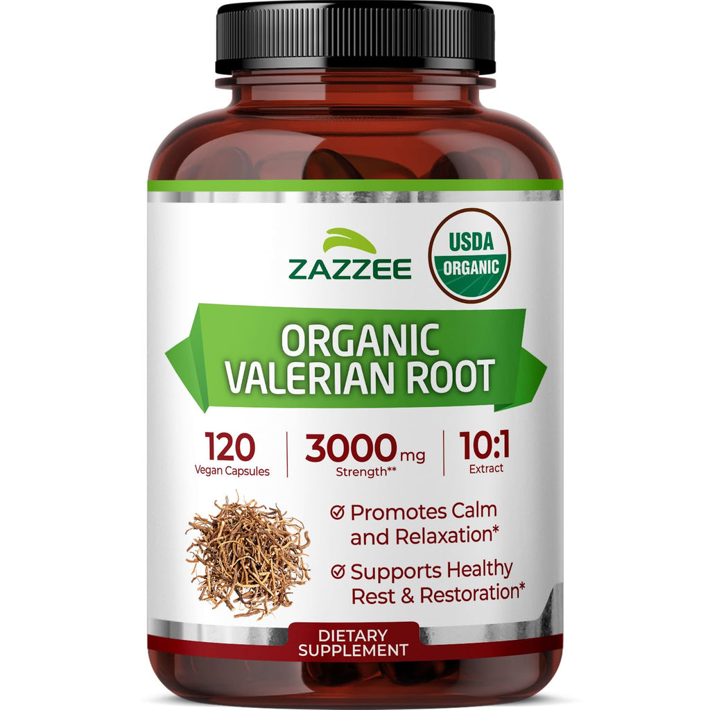 Valerian Root Extract by Zazzee Naturals Organic Supplement

