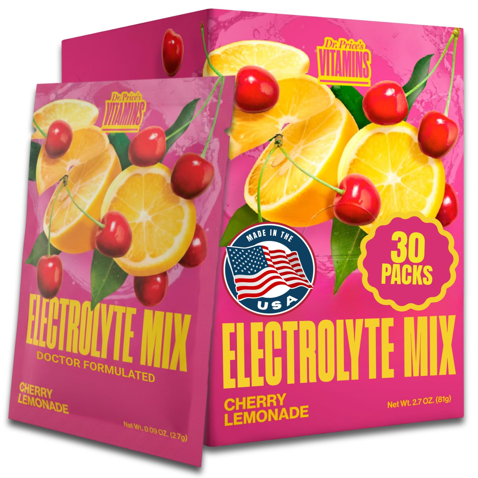 Dr Price's Electrolyte Hydration Powder - Sugar Free, Vegan