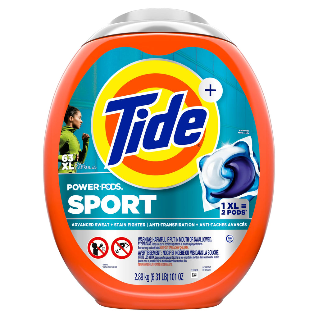 Tide Power PODS Detergent Pacs with Febreze Odor Eliminators

