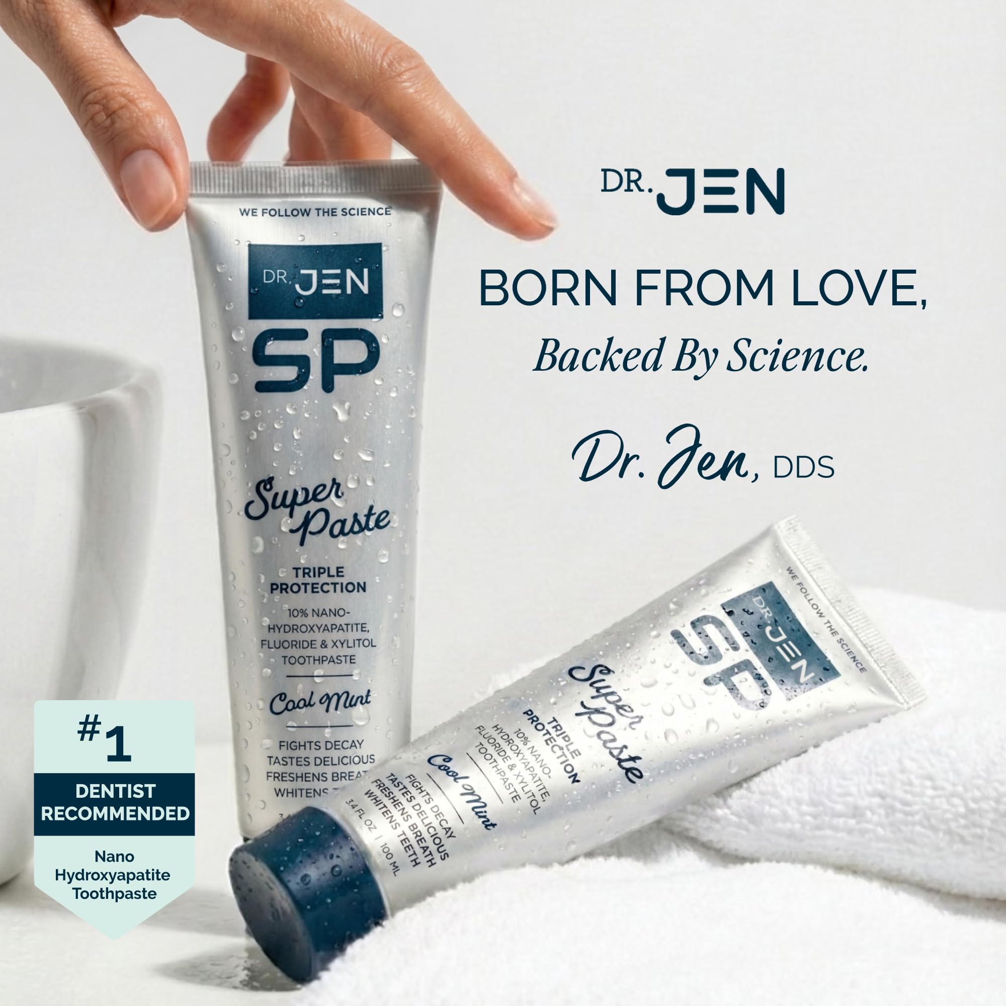Dr. Jen Toothpaste with Nano Hydroxyapatite and Fluoride

