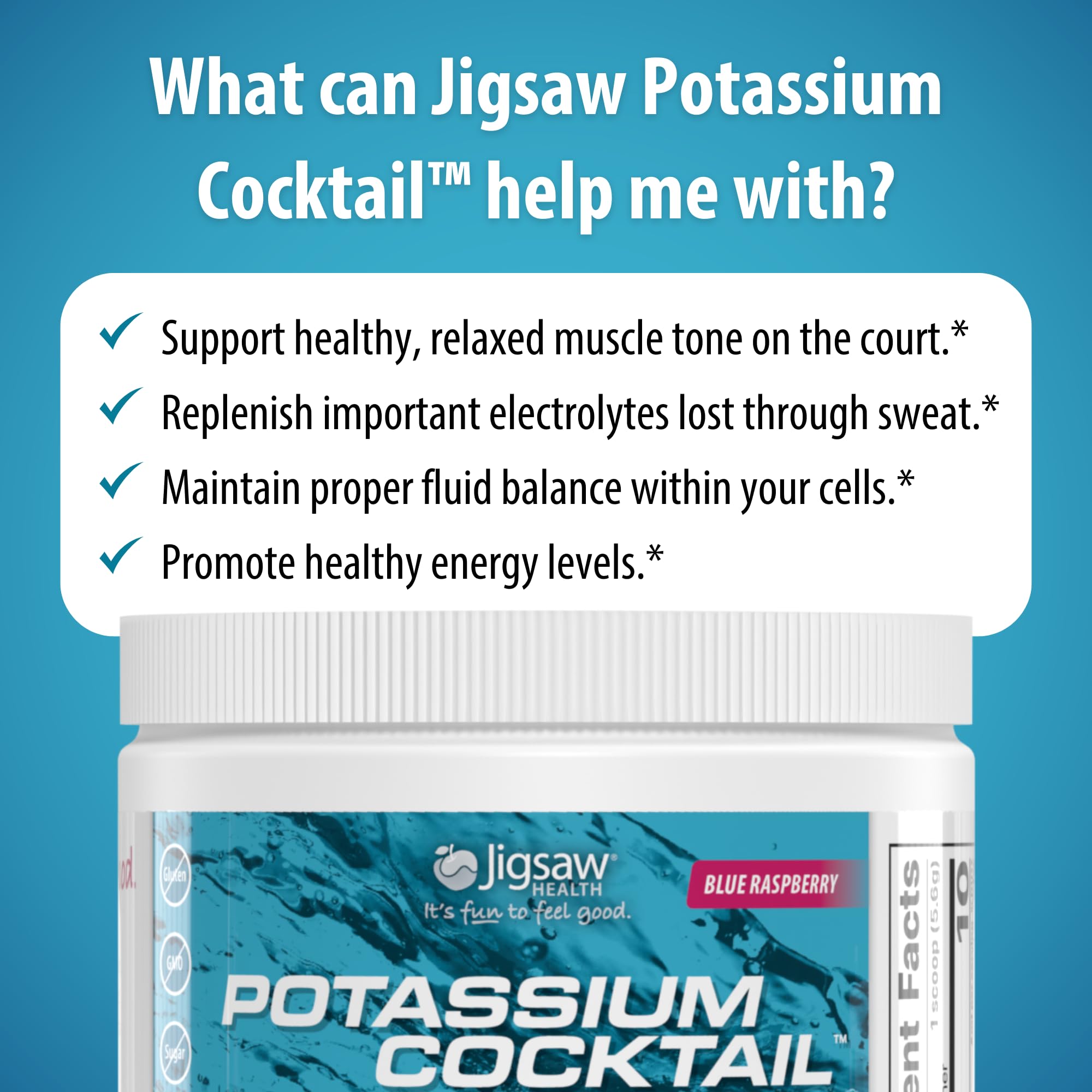 Jigsaw Health Potassium Cocktail Electrolyte Drink

