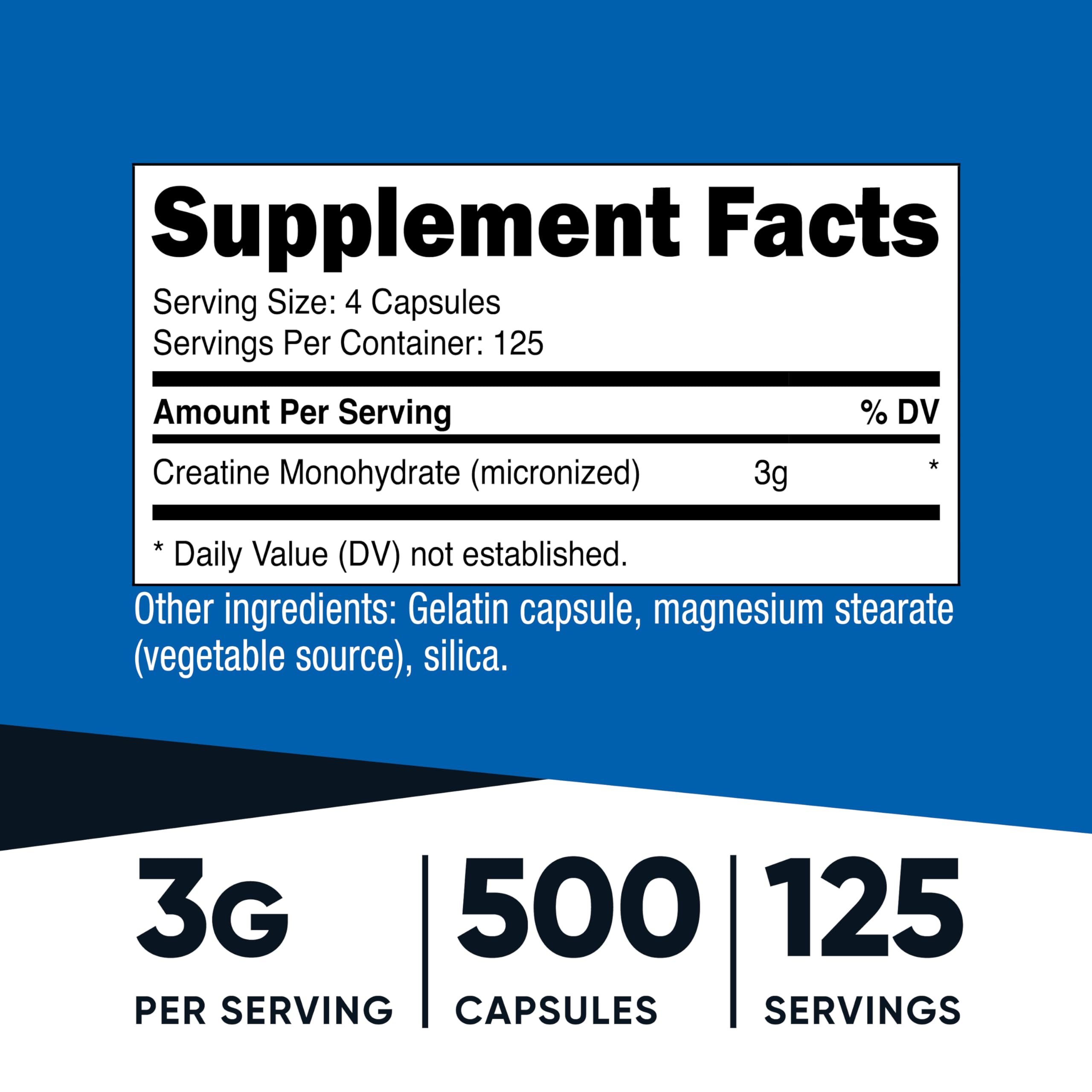 Nutricost Micronized Creatine Monohydrate Supplement - GMP


