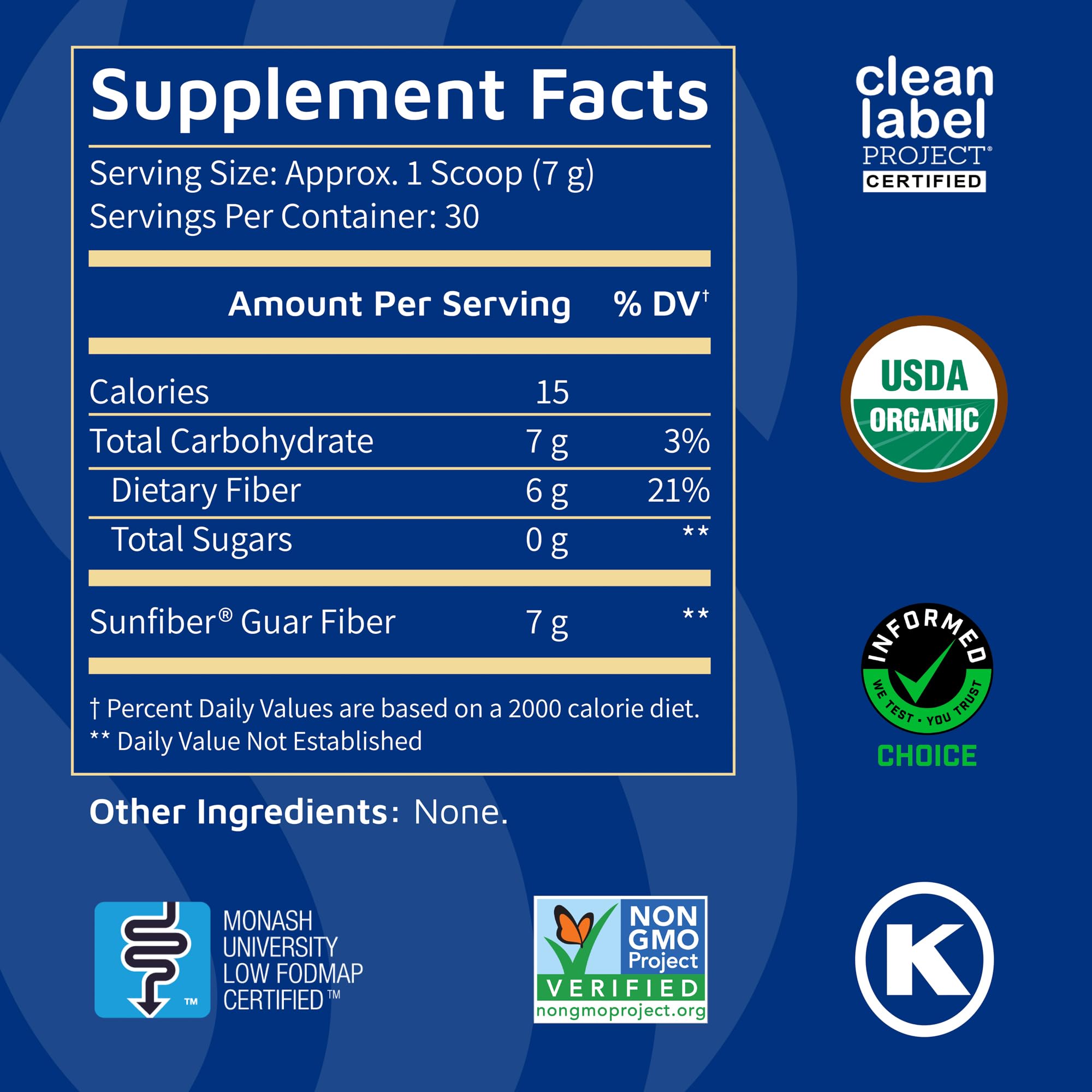 Sunfiber Prebiotic Fiber Supplement by Tomorrow's Nutrition

