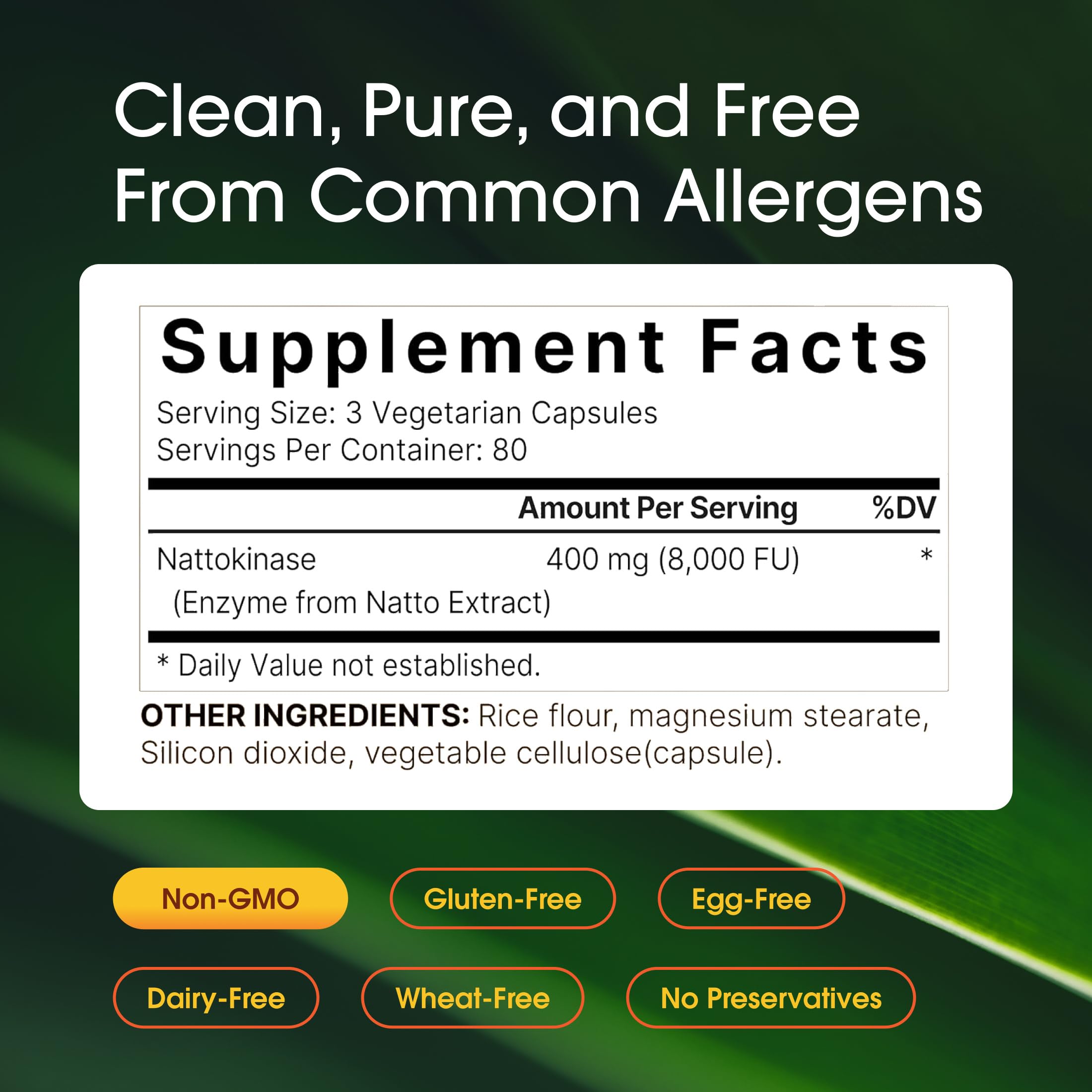 NatureBell Nattokinase Supplement - Heart Health Support

