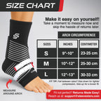 Sleeve Stars Ankle Brace for Men & Women| Adjustable Support

