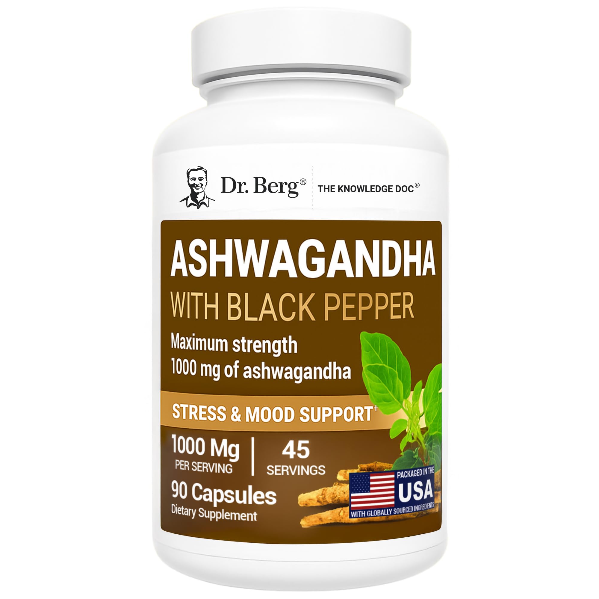 Dr. Berg Ashwagandha Supplement | Wellness Support

