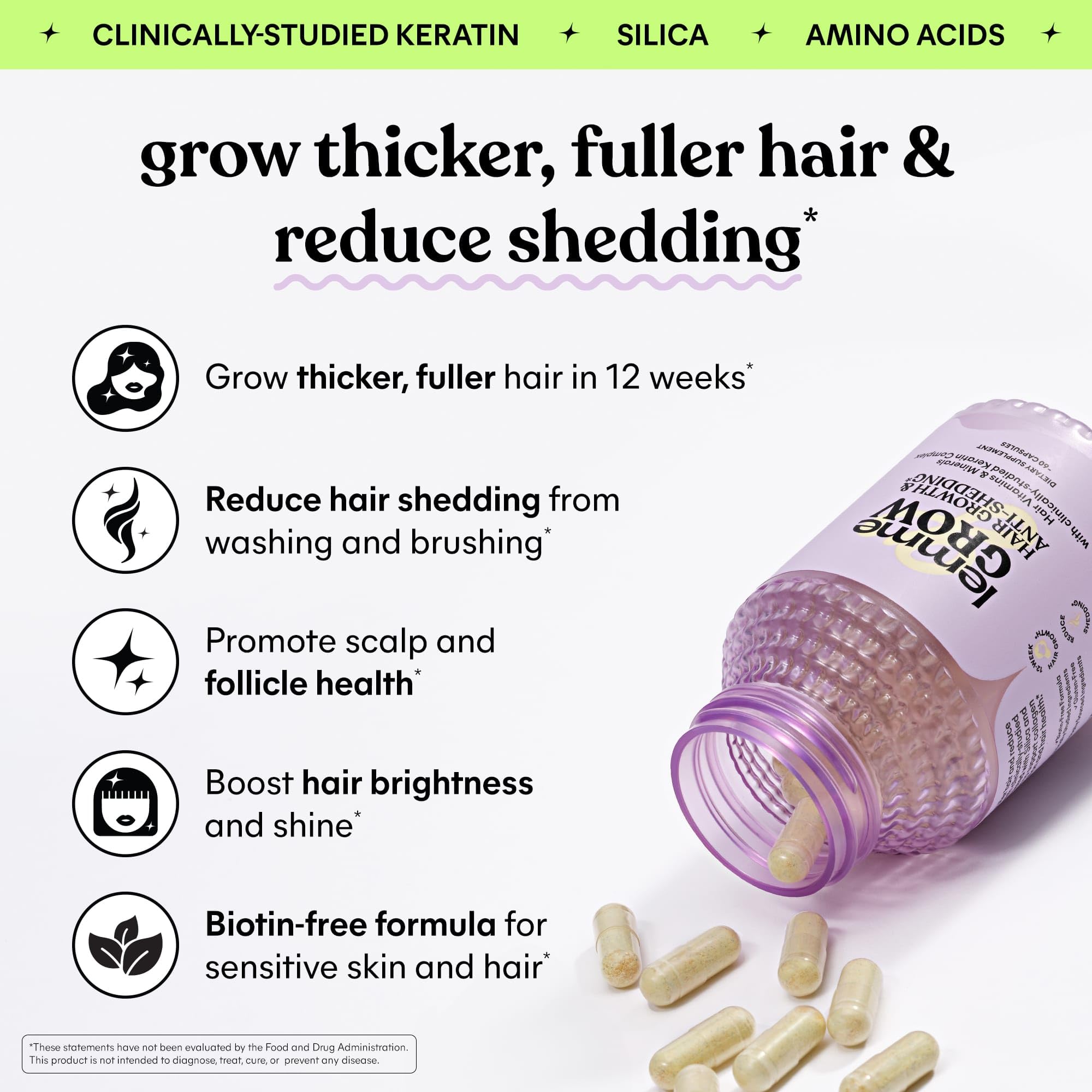 Hair Growth Capsules by Lemme Grow | Keratin Complex

