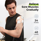 AUVON 3-in-1 TENS EMS Massager for Pain Relief | Rechargeable

