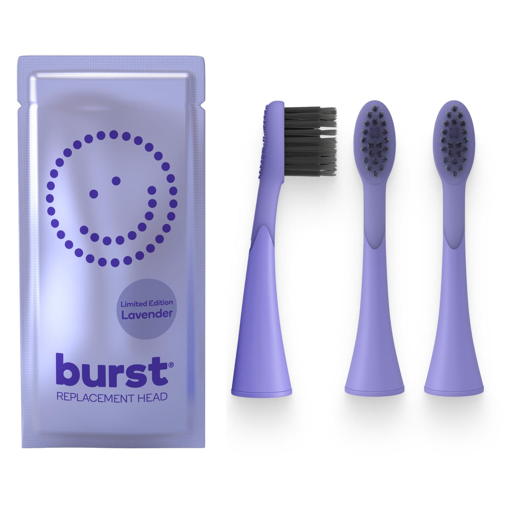 BURST Genuine Replacement Heads for Original Sonic Toothbrush