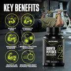 NutraBio Growth Peptides Muscle Accelerator for Lean Muscle

