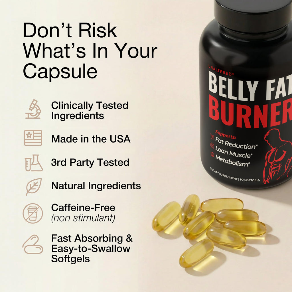 UNALTERED Belly Fat Burner – CLA Dietary Supplement

