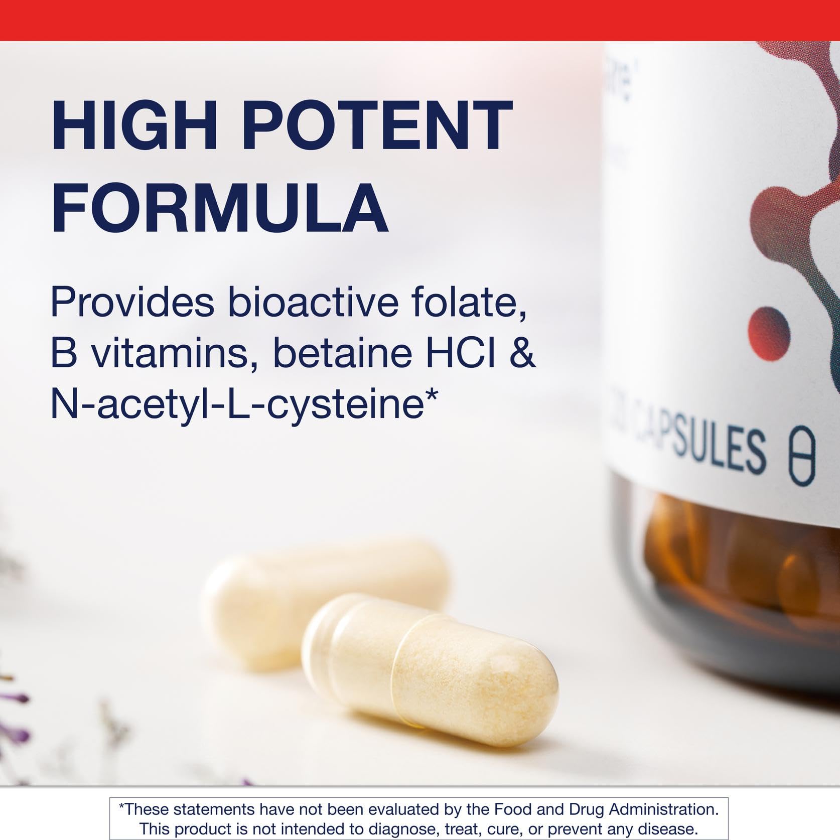 Metagenics MethylCare Folate L-5-MTHF, B12, B6 NAC & Betaine

