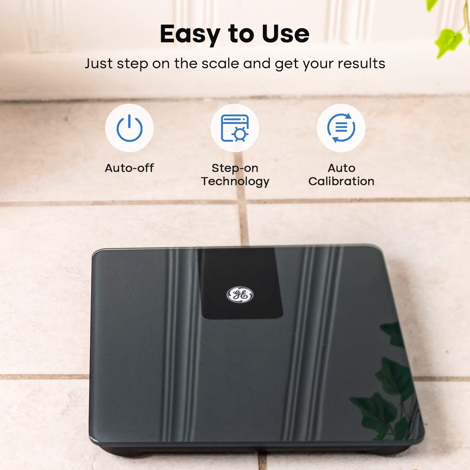 GE Digital Bathroom Scale Bluetooth 500lb

