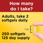 Nature Made Fish Oil Omega-3 Softgels for Heart Health

