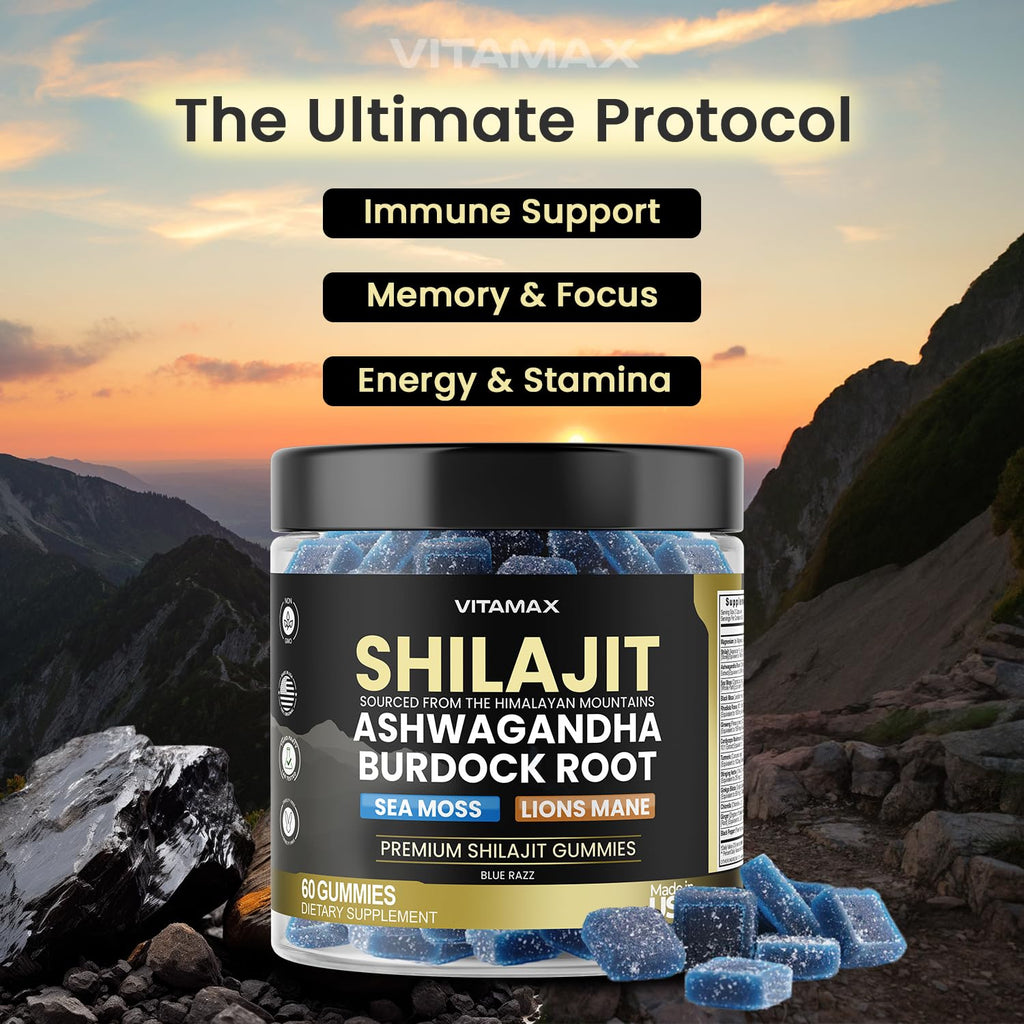 Vitamax Shilajit Gummies – Mineral Wellness Formula

