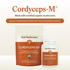 Real Mushrooms Cordyceps Capsules with Beta Glucans

