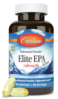 Carlson Elite EPA Gems Fish Oil with 1000 mg EPA - Wild-Caught Norwegian, Sustainably Sourced