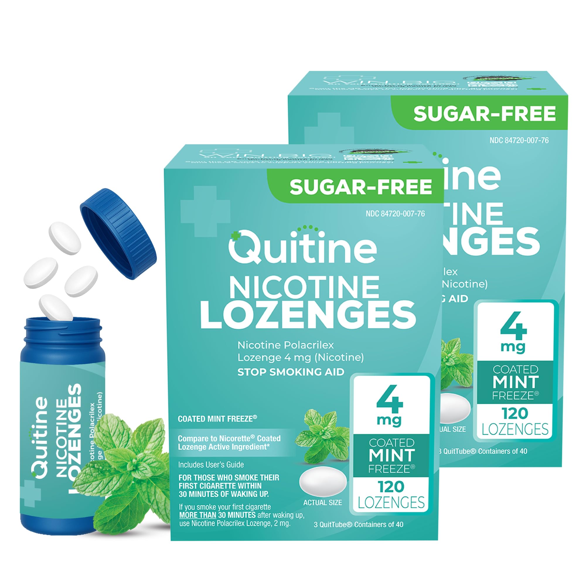 Quitine Nicotine Lozenges – OTC Smoking Cessation Aid