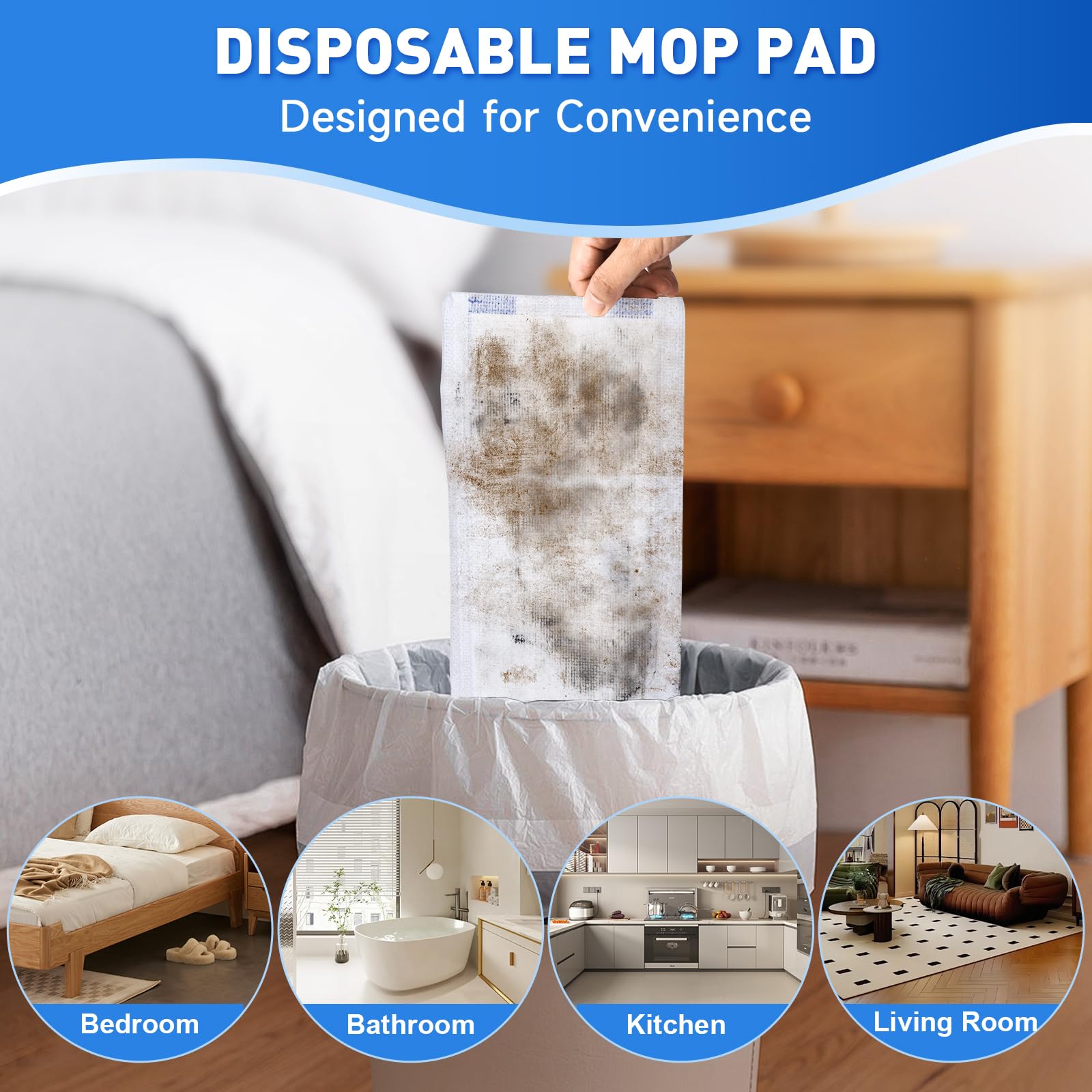 Swiffer WetJet Mop Pad Refills | Disposable Microfiber Pads

