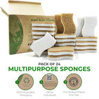 AIRNEX Natural Kitchen Sponges - Biodegradable Cellulose

